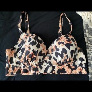 Leopard Bathing suit top, XXL. NEVER WORN.